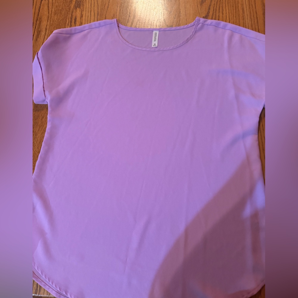 Brand New Zenana Purple Top